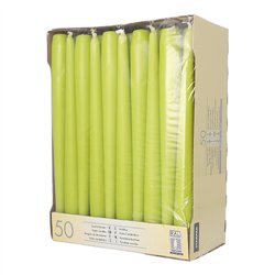 50 stk. Limegrøn Stearinlys 25 cm – Tilfør elegance til enhver festlig lejlighed 50 stk. Limegrøn Stearinlys 25 cm – Tilfør elegance til enhver festlig lejlighed