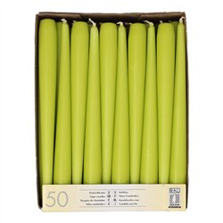 50 stk. Limegrøn Stearinlys 25 cm – Tilfør elegance til enhver festlig lejlighed 50 stk. Limegrøn Stearinlys 25 cm – Tilfør elegance til enhver festlig lejlighed
