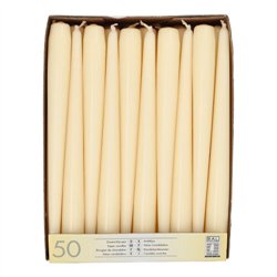 50 stk. Champagnefarvet Stearinlys 25 cm – Solskin og varme til enhver lejlighed 50 stk. Champagnefarvet Stearinlys 25 cm – Solskin og varme til enhver lejlighed