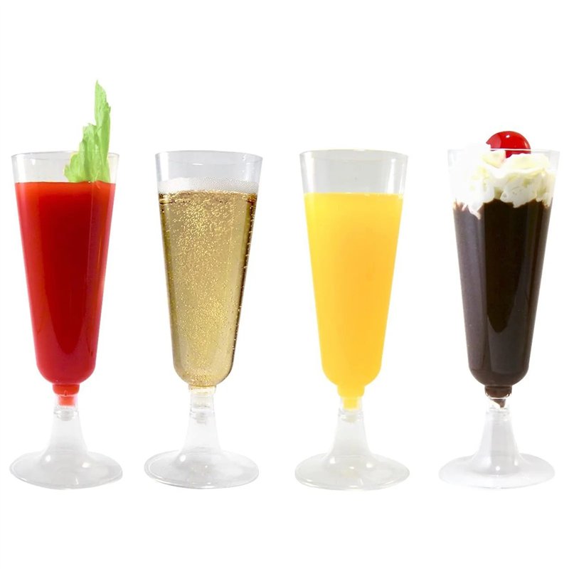 192 stk. Plastik Champagne Glas 150 ml Krystallinsk – Skål i stil til hver fest 192 stk. Plastik Champagne Glas 150 ml Krystallinsk – Skål i stil til hver fest