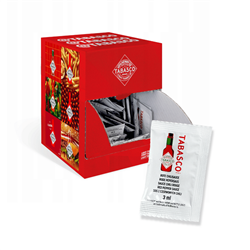 10 stk. Tabasco Chilisauce i 3 ml poser – Krydret twist til dine retter og drinks 10 stk. Tabasco Chilisauce i 3 ml poser – Krydret twist til dine retter og drinks