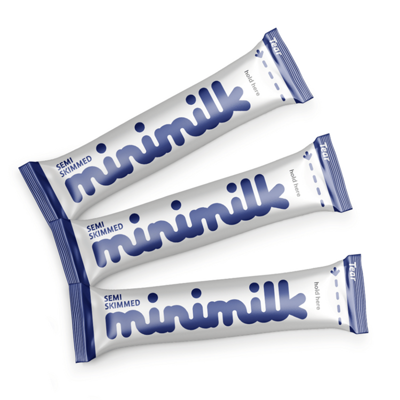 10 stk. Minimilk UHT Portionsmælk 10 ml – Perfekt til kaffe og te på farten 10 stk. Minimilk UHT Portionsmælk 10 ml – Perfekt til kaffe og te på farten