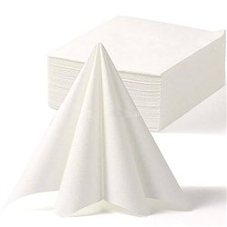 50 stk. Middagsservietter Hvid Airlaid 40x40 cm – Luksus stof-look til elegante fester 50 stk. Middagsservietter Hvid Airlaid 40x40 cm – Luksus stof-look til elegante fester