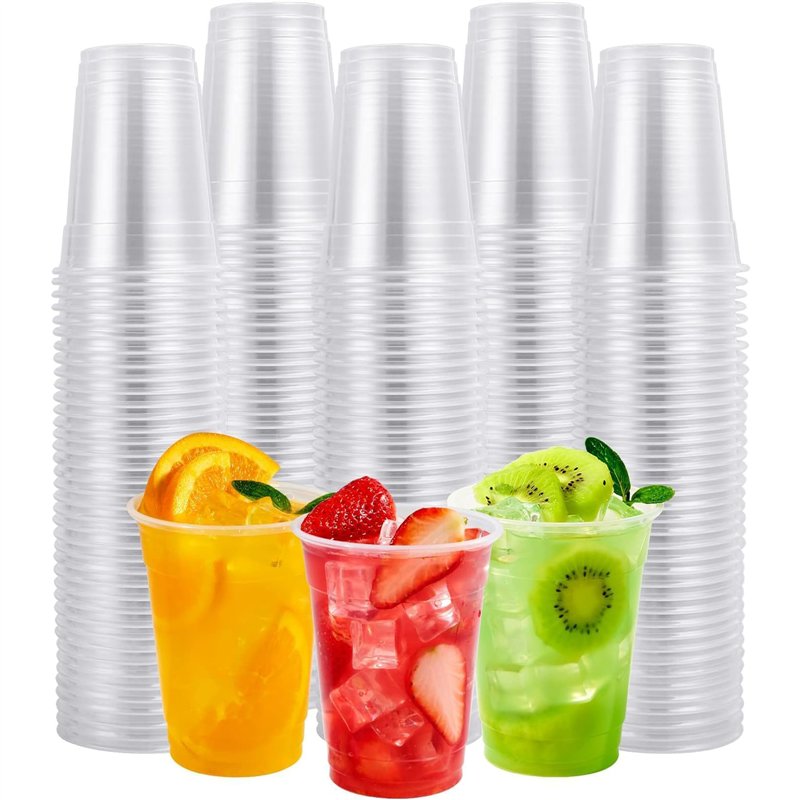 1000 stk. Genbrugelige Plastikkrus 0,4 l Transparent – Perfekte til fest og hverdag 1000 stk. Genbrugelige Plastikkrus 0,4 l Transparent – Perfekte til fest og hverdag