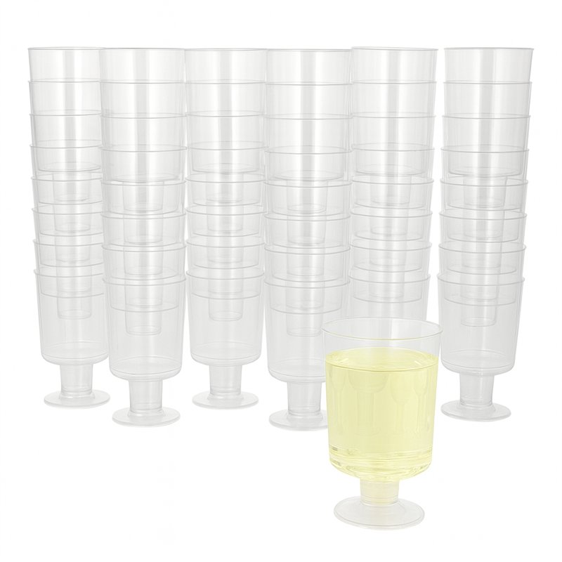 350 stk. Dessertvinglas klar plast 10 cl – Elegant til festlige velkomstdrinks 350 stk. Dessertvinglas klar plast 10 cl – Elegant til festlige velkomstdrinks