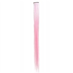 1 stk. Hår Extension Pink 55 cm Selvlysende med Clips – Unik neonglød til festlook 1 stk. Hår Extension Pink 55 cm Selvlysende med Clips – Unik neonglød til festlook