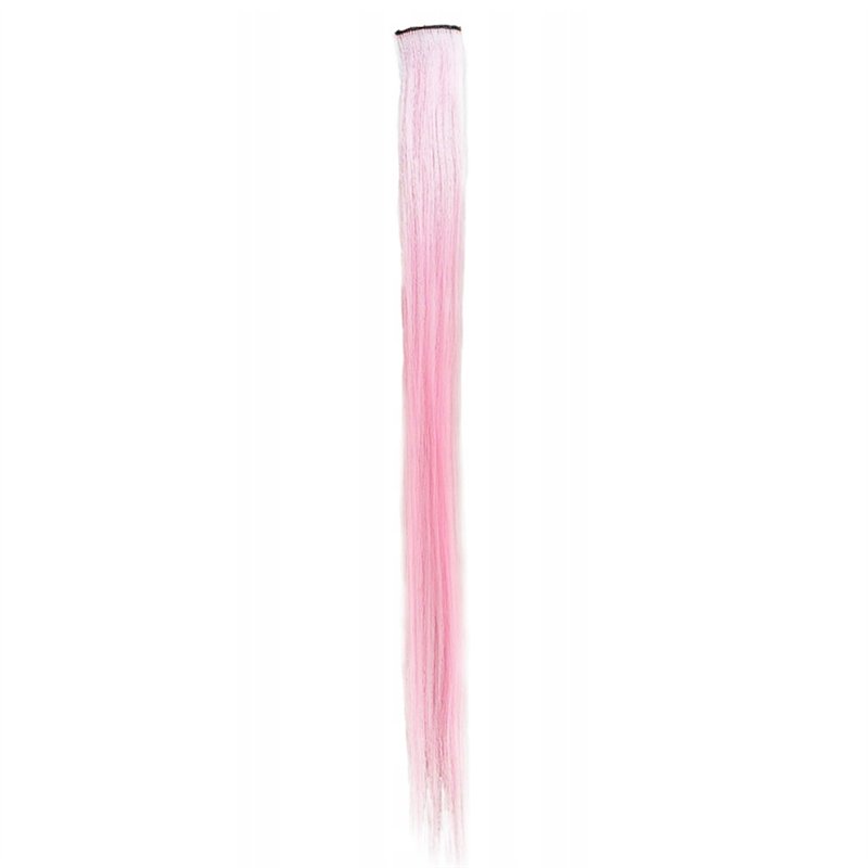 1 stk. Hår Extension Pink 55 cm Selvlysende med Clips – Unik neonglød til festlook 1 stk. Hår Extension Pink 55 cm Selvlysende med Clips – Unik neonglød til festlook