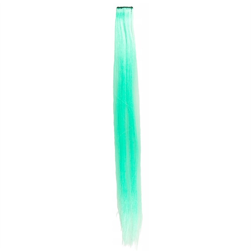1 stk. Hår Extension Grøn 55 cm Selvlysende med Clips – Unik neonglød til festlook 1 stk. Hår Extension Grøn 55 cm Selvlysende med Clips – Unik neonglød til festlook