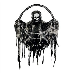 Dødsfolieballon med kæder Halloween 118 x 150 cm – Skræmmende Mega Folieballon Dødsfolieballon med kæder Halloween 118 x 150 cm – Skræmmende Mega Folieballon