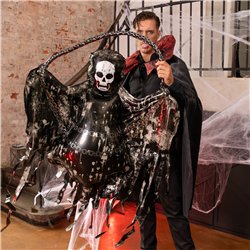 Dødsfolieballon med kæder Halloween 118 x 150 cm – Skræmmende Mega Folieballon Dødsfolieballon med kæder Halloween 118 x 150 cm – Skræmmende Mega Folieballon