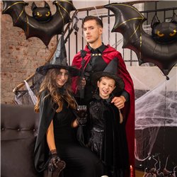 Folieballon Flagermus Sort 85x150 cm Halloween – Unik blikfang til (u)hyggelig fest Folieballon Flagermus Sort 85x150 cm Halloween – Unik blikfang til (u)hyggelig fest