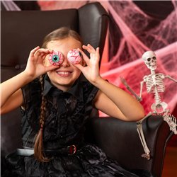 4 stk. Halloween Øjeæbler Selvlysende Grøn/Blå 5 cm – Uhyggelig effekt til festen 4 stk. Halloween Øjeæbler Selvlysende Grøn/Blå 5 cm – Uhyggelig effekt til festen