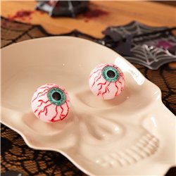 4 stk. Halloween Øjeæbler Selvlysende Grøn/Blå 5 cm – Uhyggelig effekt til festen 4 stk. Halloween Øjeæbler Selvlysende Grøn/Blå 5 cm – Uhyggelig effekt til festen