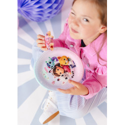 Paper plates Gabby's Dollhouse, mix, 23 cm (1 pkt / 6 pc.) Paper plates Gabby's Dollhouse, mix, 23 cm (1 pkt / 6 pc.)