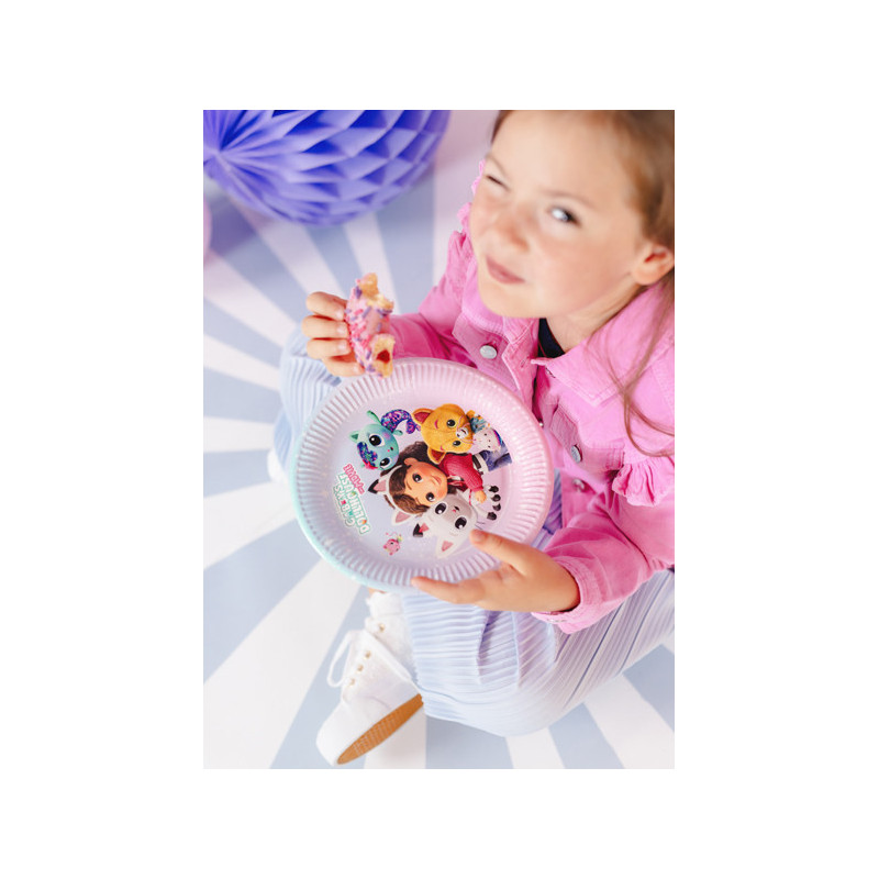 Paper plates Gabby's Dollhouse, mix, 23 cm (1 pkt / 6 pc.) Paper plates Gabby's Dollhouse, mix, 23 cm (1 pkt / 6 pc.)
