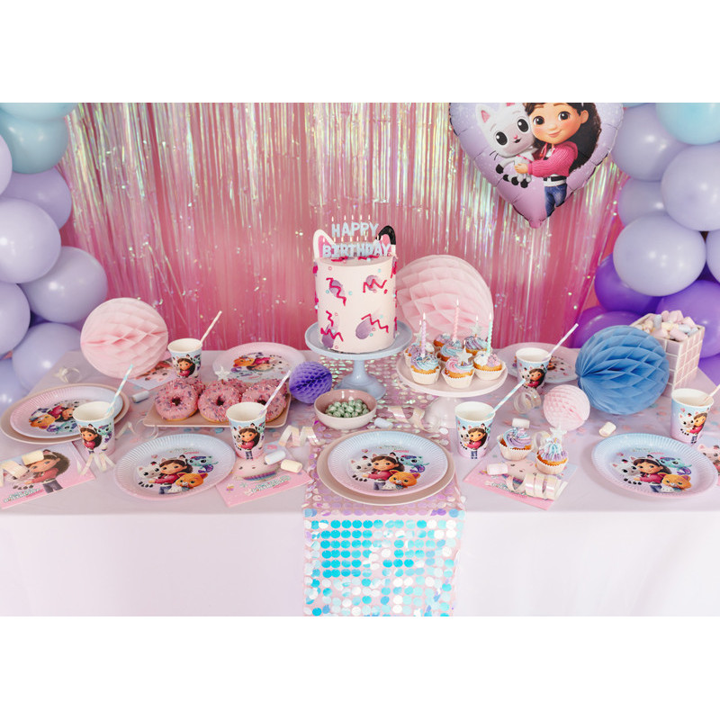 Paper plates Gabby's Dollhouse, mix, 23 cm (1 pkt / 6 pc.) Paper plates Gabby's Dollhouse, mix, 23 cm (1 pkt / 6 pc.)