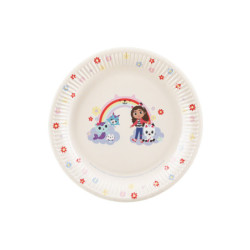 Paper plates Gabby's Dollhouse, mix, 23 cm (1 pkt / 6 pc.) Paper plates Gabby's Dollhouse, mix, 23 cm (1 pkt / 6 pc.)