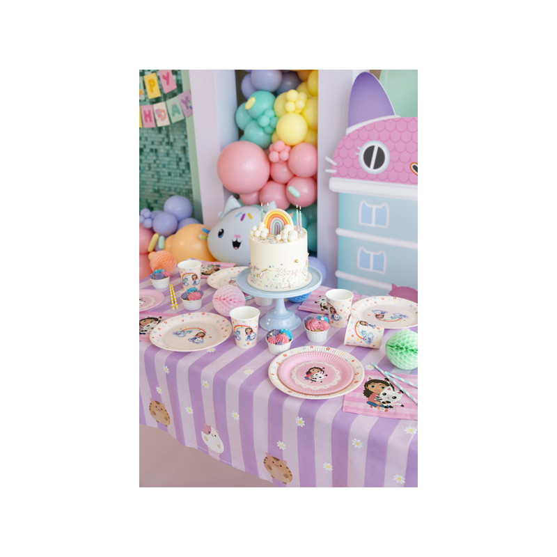Paper plates Gabby's Dollhouse, mix, 18 cm (1 pkt / 6 pc.) Paper plates Gabby's Dollhouse, mix, 18 cm (1 pkt / 6 pc.)
