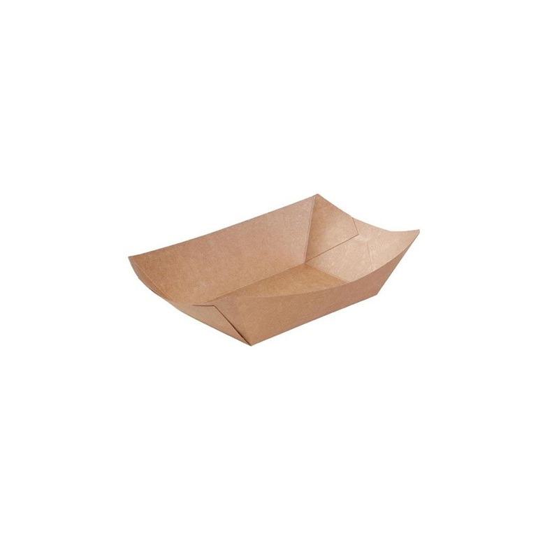 250 stk. Pommes Frites Bakker Brun Karton 135x97x35 mm – Bevar smag og miljøvenlighed