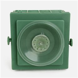 1 stk. Blomsterskum med holder Grøn 11x11x7 cm med gitter – 1 stk. Blomsterskum med holder Grøn 11x11x7 cm med gitter –