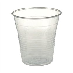 100 stk. Bionedbrydelige Plastglas 160 ml Transparent &ndash; 100% komposterbare 