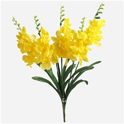 1 stk. Kunstig Freesiabuket Gul 51 cm &ndash; Solrig og vedvarende elegance til hjem og fest