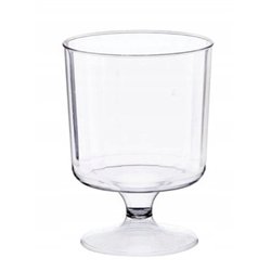 6 stk Shortglas - Snapseglas plast 4cl PS - P&aring; fod elegant glas til snaps