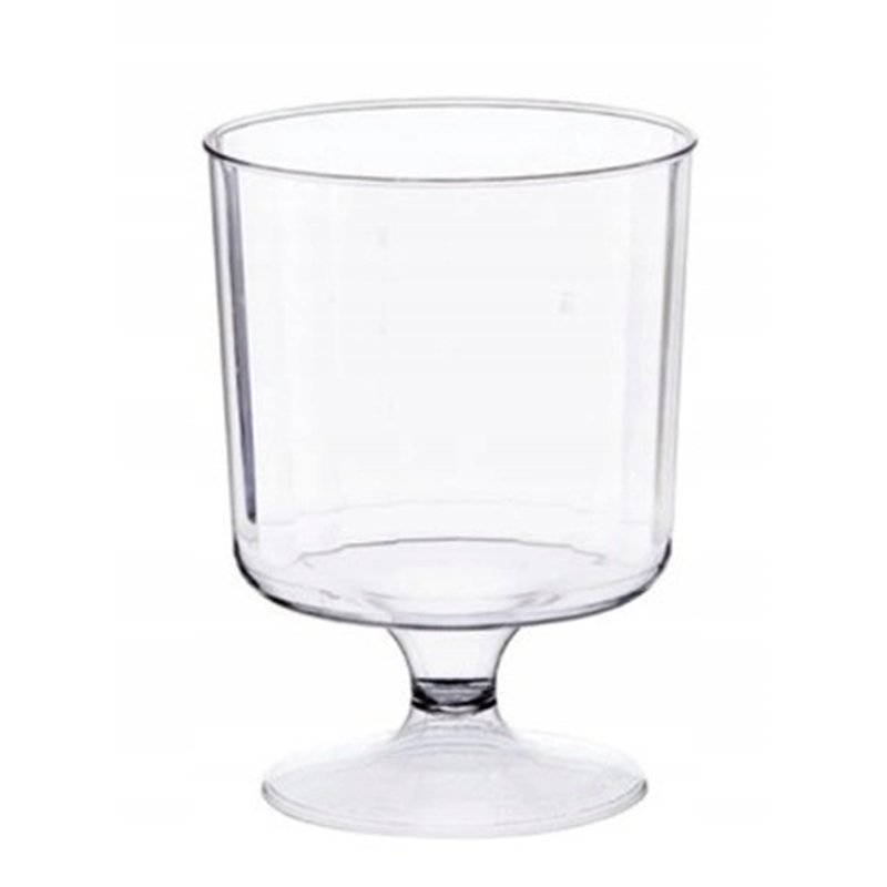 6 stk Shortglas - Snapseglas plast 4cl PS - P&aring; fod elegant glas til snaps