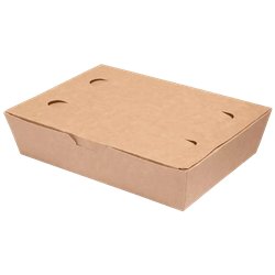 100 stk. Hotdog Take-away &AElig;sker Brun 20x14x5 cm &ndash; Sikker og stilfuld madopbevaring