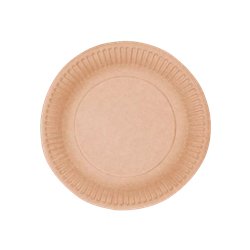 100 stk. Brune Paptallerkener 15 cm &ndash; B&aelig;redygtig elegance til enhver fest