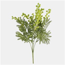 1 stk. Kunstig Mimosa buket Gr&oslash;n 36 cm &ndash; Tidl&oslash;s elegance til hjemmets indretning