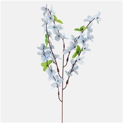 1 stk. Forsythia "V&aring;rguld" Bl&aring; &ndash; 51 cm kunstig gren med 5 blomstrende st&aelig;ngler