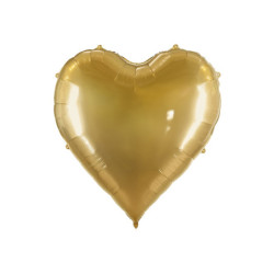 Foil Balloon Heart XXL, 136x129 cm, gold