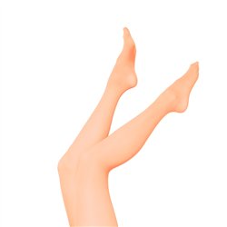 Creme Nylon Str&oslash;mpebukser 60 DEN Onesize &ndash; Elegant & holdbar til fest, bryllup & udkl&aelig;dning.