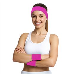 Svedbånd 3-pak, Neon Pink – Varm stil til fest og hverdag