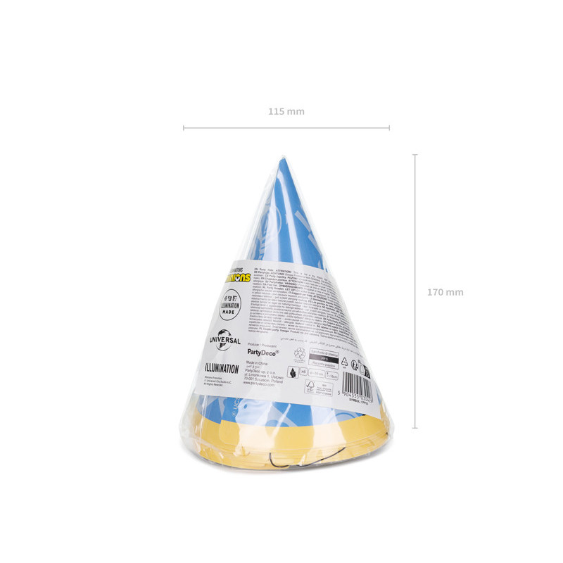 Hats Minions, 16 cm, mix (1 pkt / 6 pc.)