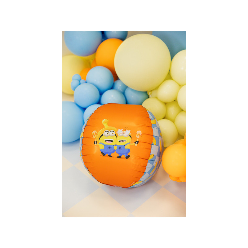 Foil balloon Ball with Minions, 75 cm, mix