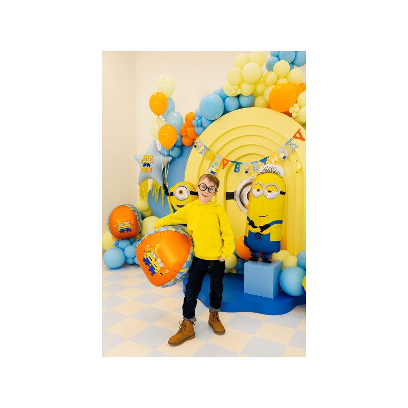 Foil balloon Ball with Minions, 75 cm, mix
