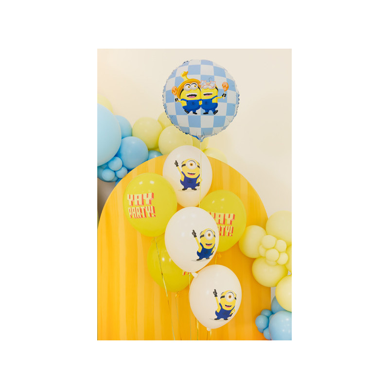 Foil balloon tablet Minions, 35x35 cm, mix