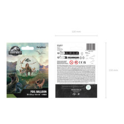 Foil balloon tablet Jurassic World, 35x35 cm, mix Foil balloon tablet Jurassic World, 35x35 cm, mix