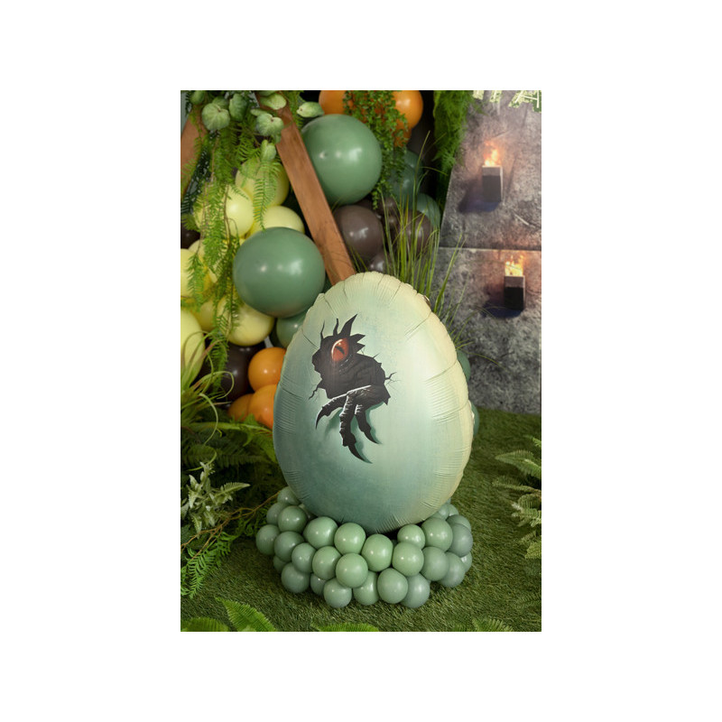 Foil balloon Jurassic World Dinosaur Egg, 48x64 cm, mix