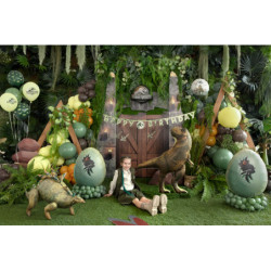 Foil balloon Jurassic World Dinosaur Egg, 48x64 cm, mix