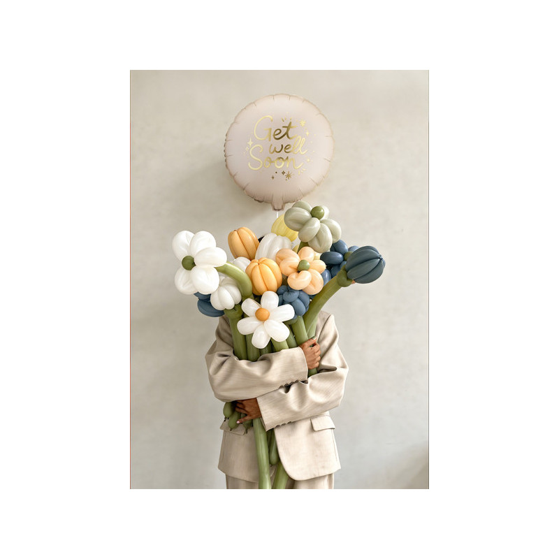 Foil balloon tablet ''Get Well Soon'', 35x35 cm, mix