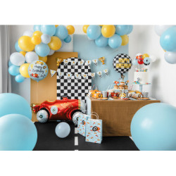Foil balloon tablet Happy Birthday, 35x35 cm, mix