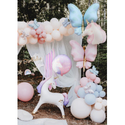 Foil balloon tablet Happy Birthday with unicorn, 35x35 cm, mix Foil balloon tablet Happy Birthday with unicorn, 35x35 cm, mix