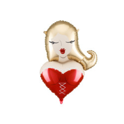 Foil balloon Girl, 57x74.5 cm, mix