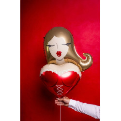 Foil balloon Girl, 57x74.5 cm, mix