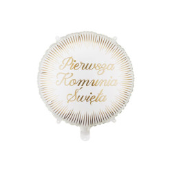 Foil balloon tablet ''Pierwsza komunia święta'', 35x35 cm, mix