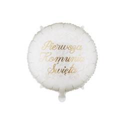 Foil balloon tablet ''Pierwsza komunia święta'', 35x35 cm, mix