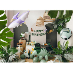 Foil Balloon Disc Brontosaurus, 35x35 cm, mix Foil Balloon Disc Brontosaurus, 35x35 cm, mix